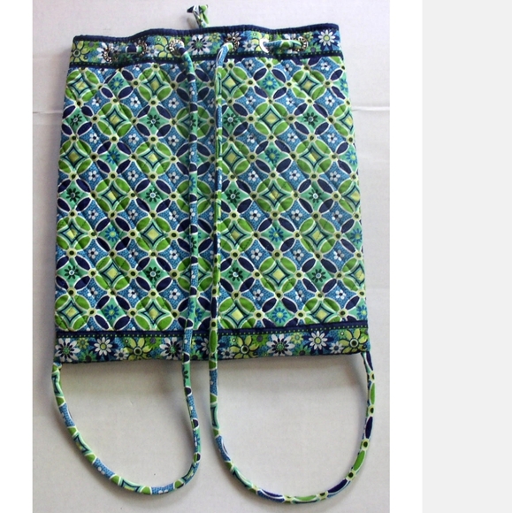 VERA BRADLEY Daisy Floral Quilt Drawstring Backpack Bag main image 10